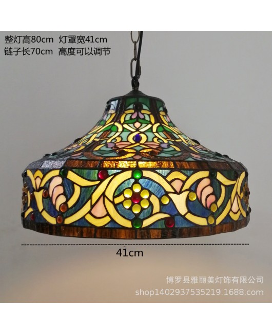 Baohua Tiffany Blue Mediterranean Non standard Engineering Pendant One piece dropshipping, simple and creative art lighting fixtures