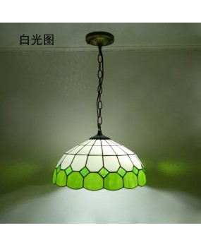 Tiffany colored glass lighting sink aisle bar counter bedroom balcony simple grid special price wholesale pendant light