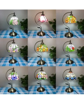 Tiffany lamp Mediterranean countryside simple and warm night light bedside bar counter guest room table lamp table lamp wholesale