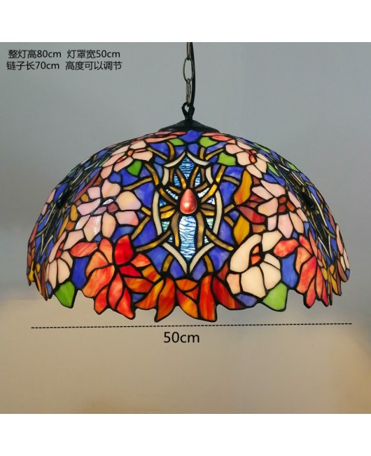 Manufacturer Foreign Trade Tiffany Lighting Living Room Hotel Bedroom Bedlight Retro European Bedroom Desk Lamp