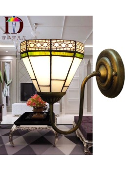 Tiffany Chinese antique style corridor LED wall lights, bedroom bedside lamps, creative wall lights, manufacturer wholesale