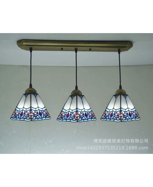 Baohua Tiffany Lighting, Living Room, Bedroom, Study, Corridor, Glass Pendant, Warm Caf é Bar, Desk Lamp, One Piece Delivery