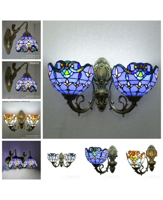 Manufacturer wholesale special promotion Baroque European style double head wall lamp living room bedroom bathroom bathroom mirror headlight