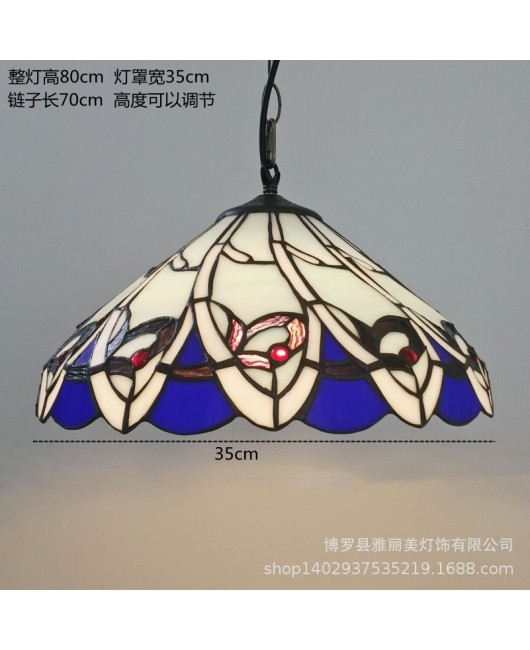 Baohua Tiffany Blue Mediterranean Non standard Engineering Pendant One piece dropshipping, simple and creative art lighting fixtures