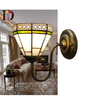 Tiffany Chinese antique style corridor LED wall lights, bedroom bedside lamps, creative wall lights, manufacturer wholesale