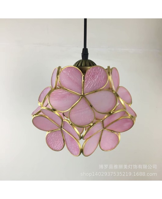 Baohua Tiffany's new creative restaurant pendant light with three modern European and Simplified European bar counter dining table lighting fixtures