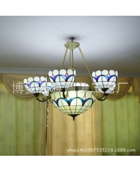 Discounted clearance lighting fixtures, living rooms, bedrooms, hotels, dining rooms, multi head 6+1 Baroque chandelier factory wholesale