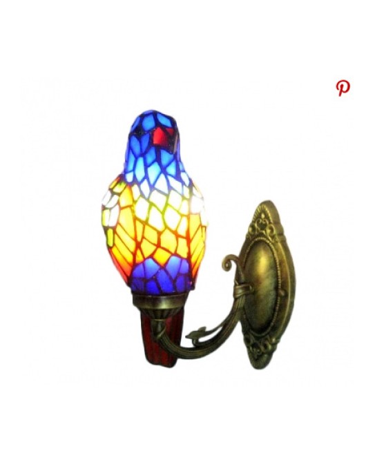 Manufacturer wholesale natural agate stone wall lamp Tiffany retro living room bar villa classical wall lamp special price