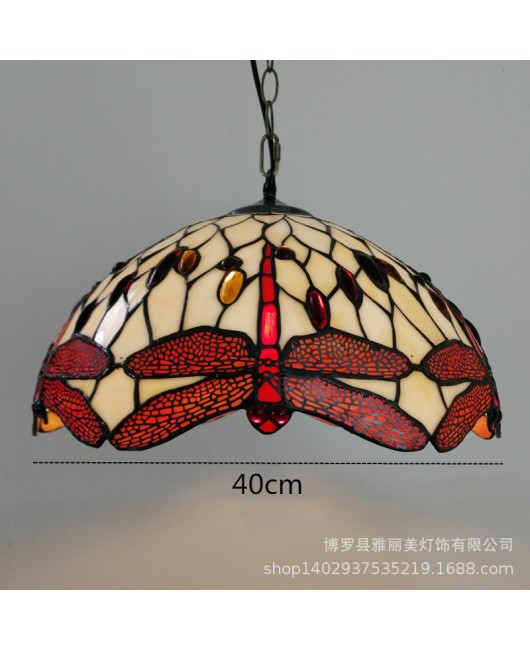 Manufacturer Foreign Trade Tiffany Lighting Living Room Hotel Bedroom Bedlight Retro European Bedroom Desk Lamp