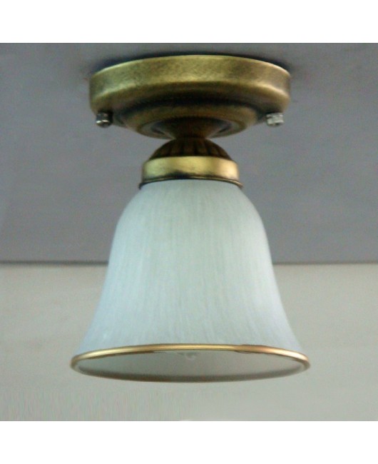 Baohua Tiffany Glass Lighting Ceiling Light Bedroom Balcony Corridor Entrance Corridor Bathroom European Special Offer