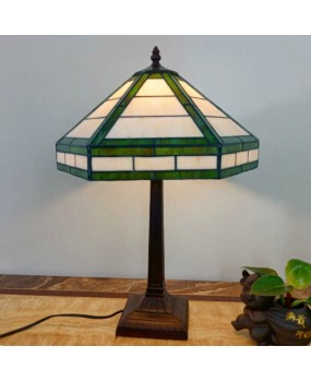 European and American style vintage colored glass bedroom bedside lamp, American countryside bar lamp, coffee shop lighting