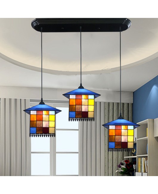 A dropshipping small house, modern restaurant pendant light, multi head European style restaurant, living room, coffee shop, creative LED lighting fixtures