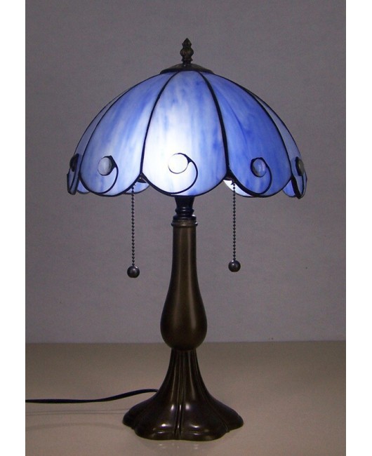 Colorful glass lighting, rural rose desk lamp, living room bedroom bedside lamp, warm desk lamp manufacturer wholesale