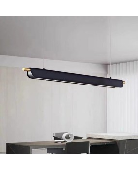 Cross border Italian minimalist straight bar restaurant bar pendant light designer modern minimalist office study pendant light