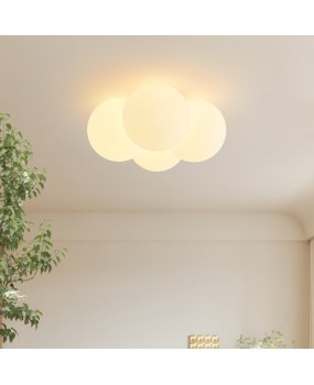 Modern Minimalist Cloud Restaurant Pendant Nordic Ins Warm and Romantic Children's Bedroom Balloon Bubble Ceiling Light Fixture