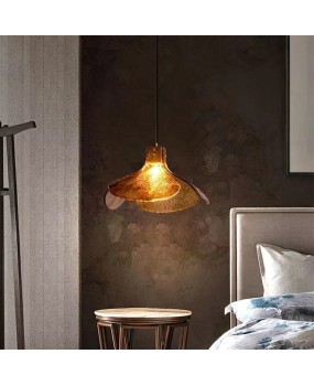 Four leaf clover pendant light bedroom dining room light luxury bedside entrance hallway restaurant creative design all copper pendant light