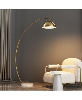 Nordic Creative Simple Floor Lamp Living Room Ins Sofa Bedroom Light Standing Iron Art New LED Gold Fishing Light