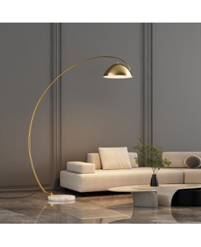 Nordic Creative Simple Floor Lamp Living Room Ins Sofa Bedroom Light Standing Iron Art New LED Gold Fishing Light