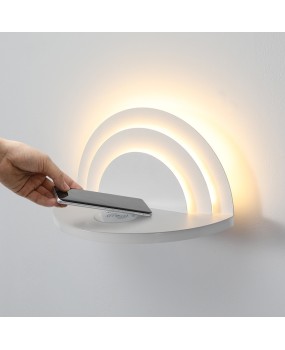 Equipped with wireless charging wall lamp, bedroom bedside lamp, portable wall lamp, living room 2022 new high-end decorative wall lamp