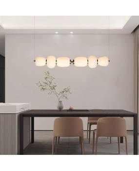 Japanese style modern minimalist restaurant designer bedroom bar Wabi Sabi style artistic creativity personality Nordic glass chandelier