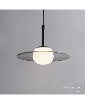 Italian modern minimalist restaurant bar counter UFO pendant light Nordic dining table dining room light bedroom bedside glass pendant light