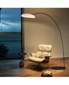 Danish cloud floor lamp modern minimalist fishing lamp bedroom living room model room lamp designer vertical floor lamp