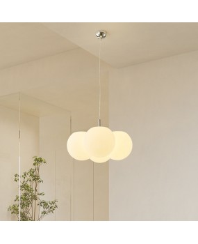 Modern Minimalist Cloud Restaurant Pendant Nordic Ins Warm and Romantic Children's Bedroom Balloon Bubble Ceiling Light Fixture