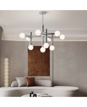 Medieval Bauhaus living room chandelier, modern designer, minimalist restaurant, Nordic model room, creative decoration, bedroom light