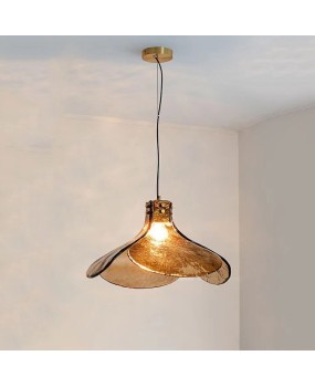 Four leaf clover pendant light bedroom dining room light luxury bedside entrance hallway restaurant creative design all copper pendant light