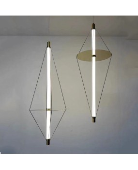 Italian designer's minimalist lines, restaurant chandelier, modern villa living room model room, bedroom bedside chandelier