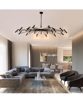 Nordic minimalist modern creative personality living room hall dining room atmospheric internet celebrity design sense artistic ins hanging lamps