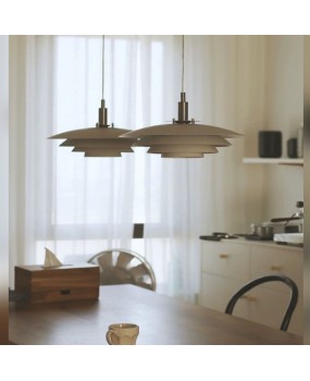 Nordic restaurant chandelier, Danish modern minimalist internet celebrity UFO creative homestay, PH5 cream style Japanese dining table light