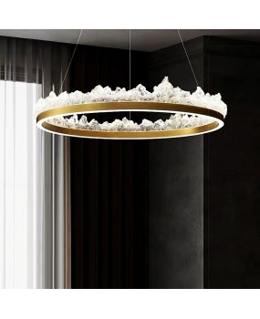 Italian Iceberg Living Room Pendant, Modern and Simple Nordic Designer, Hall Main Light, Luxury and High end Restaurant Lighting