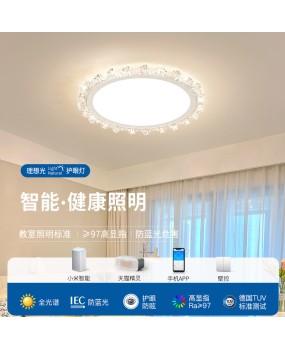 Light Luxury Bedroom Master Light Simple Modern Crystal Room Bedroom Ceiling Light Warm Romantic Creative LED Study Light