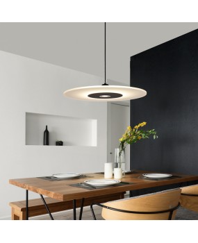 Minimalist restaurant pendant light, modern minimalist designer dining table island table lamp, Nordic creative flying saucer universe song pendant light