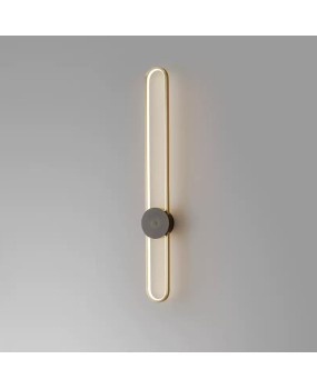 Modern light luxury all copper wall lamp bedroom bedside minimalist hotel living room wall lamp corridor corridor lamp staircase wall lamp