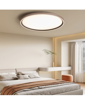 Bedroom ceiling light minimalist modern designer minimalist light luxury intelligent creative circular master bedroom study eye protection lamp