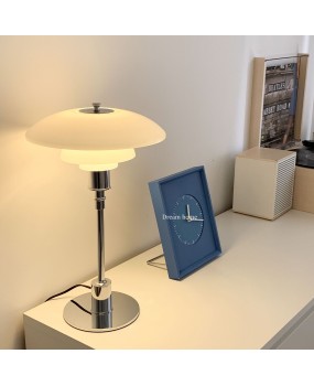 Nordic minimalist vintage PH glass desk lamp, modern art Bauhaus designer's desk, bedroom bedside table lamp