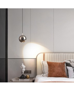 Bedroom bedside pendant light, luxurious, modern, simple, adjustable, master bedroom hanging line light, minimalist bedside lamp, bar counter small hanging