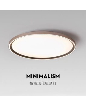 Bedroom ceiling light minimalist modern designer minimalist light luxury intelligent creative circular master bedroom study eye protection lamp