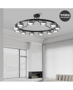 Italian minimalist living room ceiling light luxury creative modern minimalist designer high-end all copper bedroom lighting fixtures