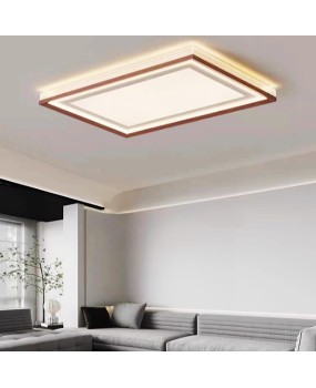 Modern minimalist and atmospheric home living room ceiling light rectangular eye protection intelligent minimalist high-end light luxury hall main light