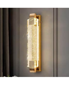 Light luxury bubble crystal wall lamp, living room TV background wall, high-end feeling bedroom headboard, hallway decoration wall lamp