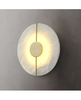 Postmodern creative marble living room wall lamp art bedside bedroom wall lamp Nordic designer model room wall lamp