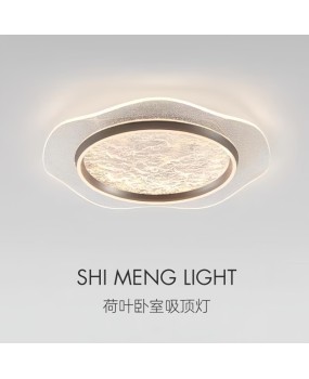 Modern minimalist bedroom light, new light luxury and high-end designer creative full spectrum eye protection children's room ceiling light