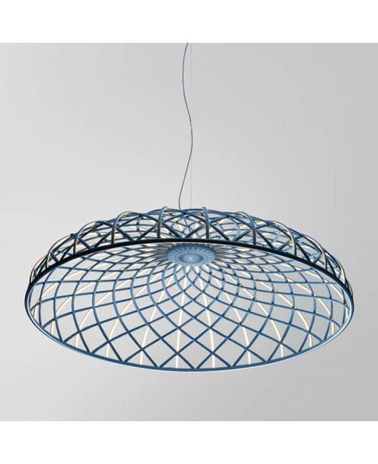 Italian restaurant pendant light, modern and minimalist designer style, bar counter, island platform, woven rope, circular lighting fixture