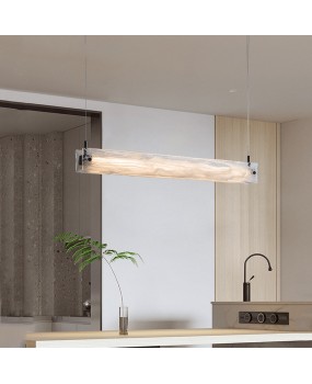 Postmodern light luxury restaurant pendant light designer Italian creative cloud glass dining room bar counter island platform long pendant light