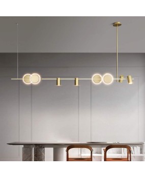 Restaurant pendant light, Nordic minimalist personality, post-modern luxury, front desk, bar counter, one character model room, LED decorative spotlight