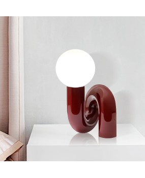 Postmodern style internet celebrity minimalist creative glass ball bedroom lamp, children's room designer model room lamp