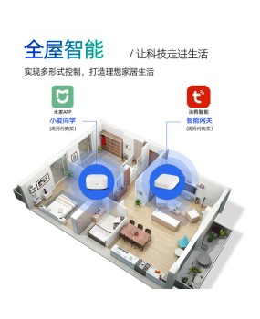 Intelligent spotlight graffiti Zigbee home ceiling light voice control hotel small circular hole embedded household hole light